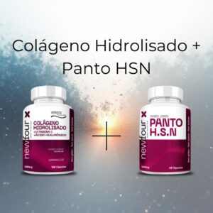 Combo Colágeno Hidrolisado e Panto HSN da New Four