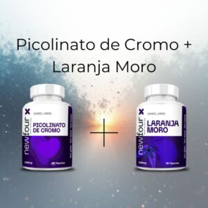 Combo Picolinato de Cromo + Laranja Moro da New Four