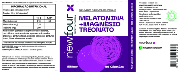 Melatonina + Magnésio Treonato - Imagem 3