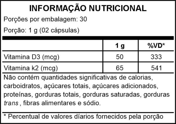 Vitamina D3 + K2 - Imagem 2